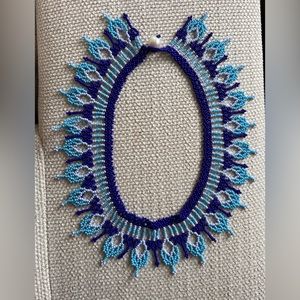 Colombia necklace handmade Embera indigenous artisans . New